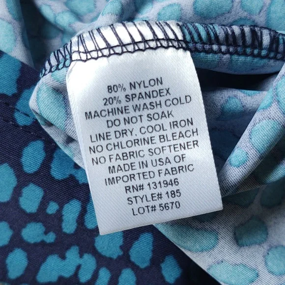 EUC Jude Connally Blue Dotted Print Fit and Flare Dress - Picture 4 of 5